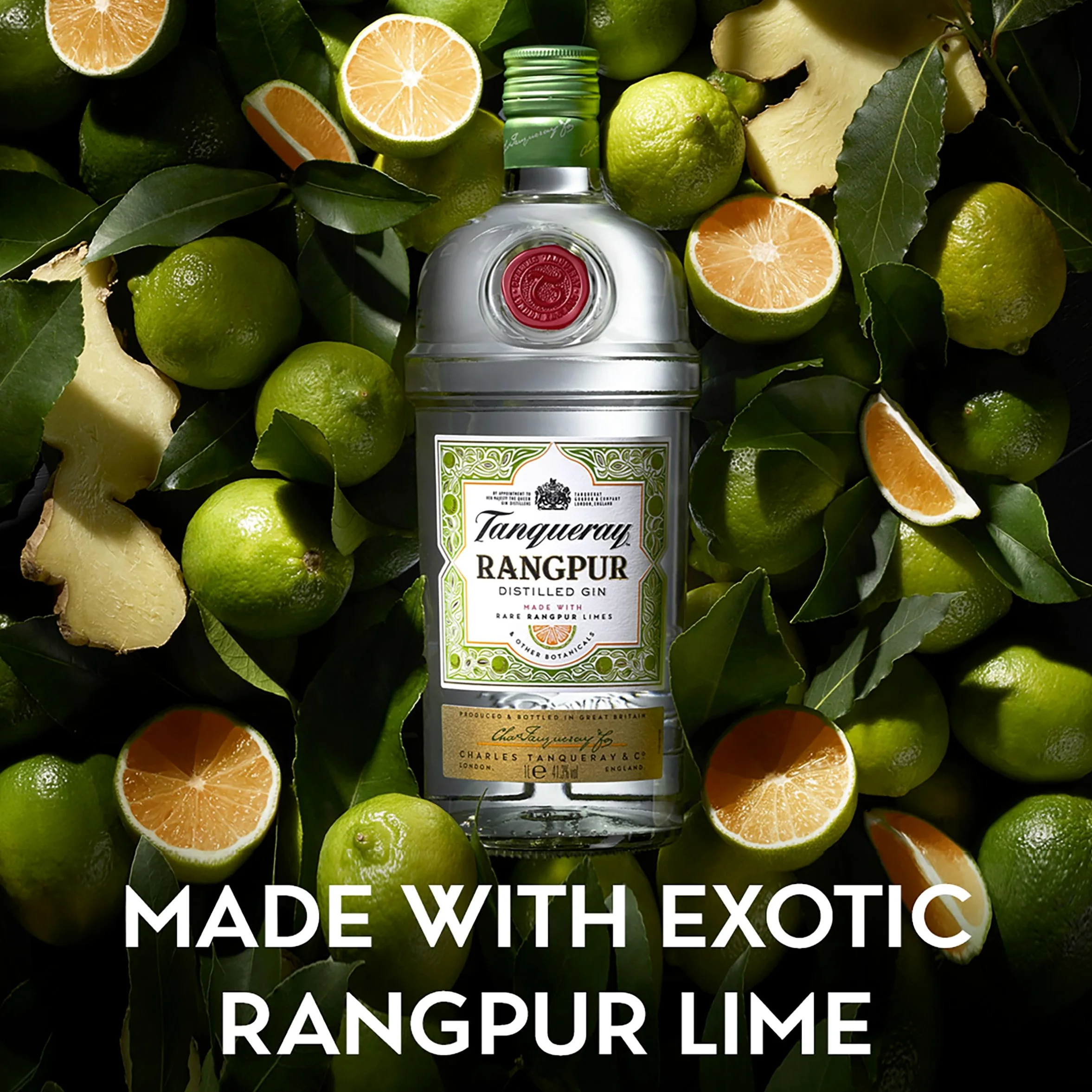 Tanqueray Rangpur Lime Gin, 700 ml (Confezione da 3)