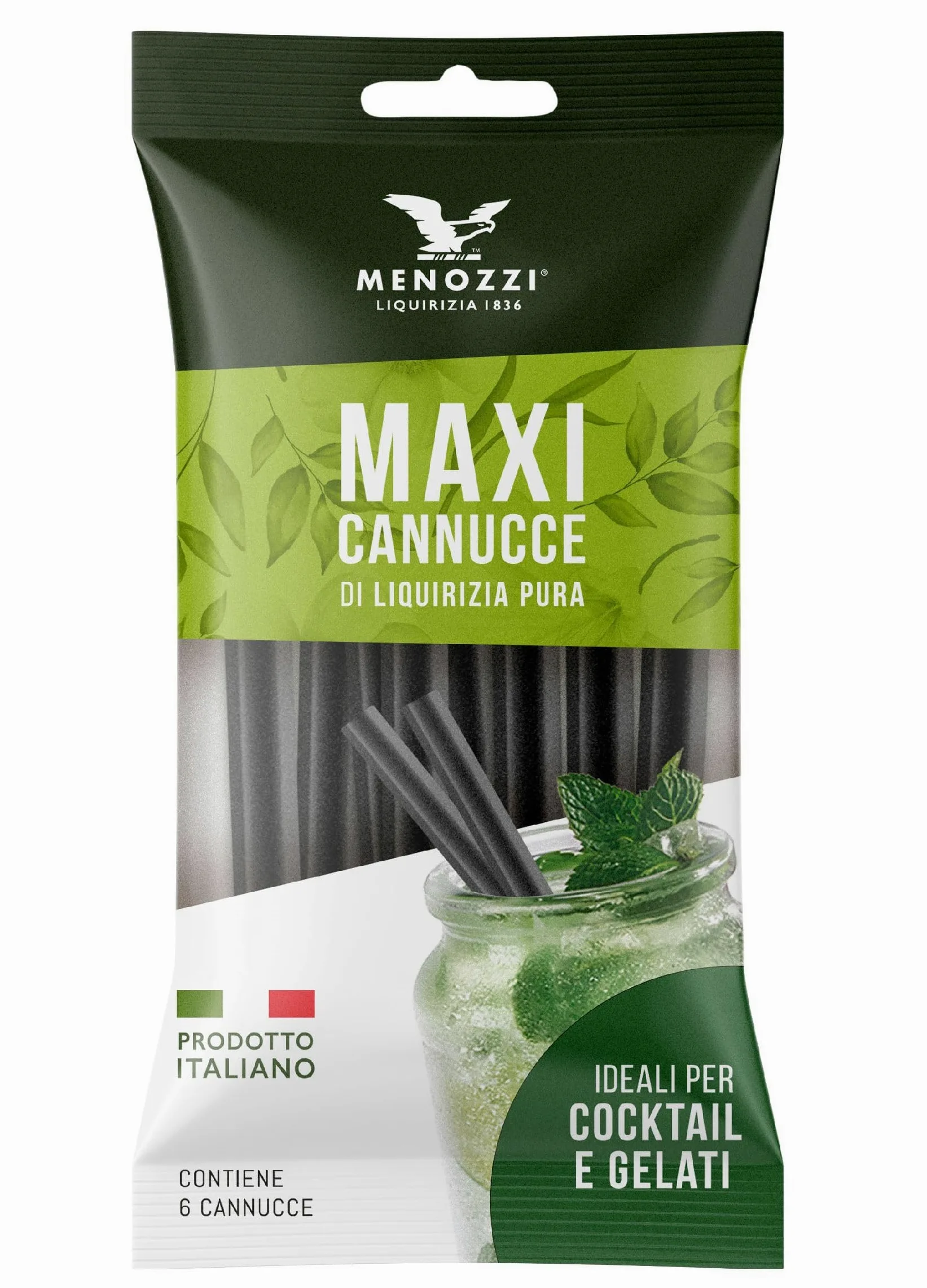 Confezione da 3 Buste - Cannucce di Liquirizia 17 cm – 200g – Made in Italy – Bastoncini Naturali da Bere e Masticare – Ideali per Cocktail e Drink