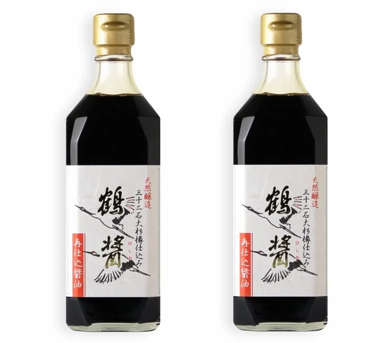 Yamaroku giapponese salsa di soia salsa di soia tsurubishio profonda ricchezza e mellowness 500 ml x2 valori pacchetto