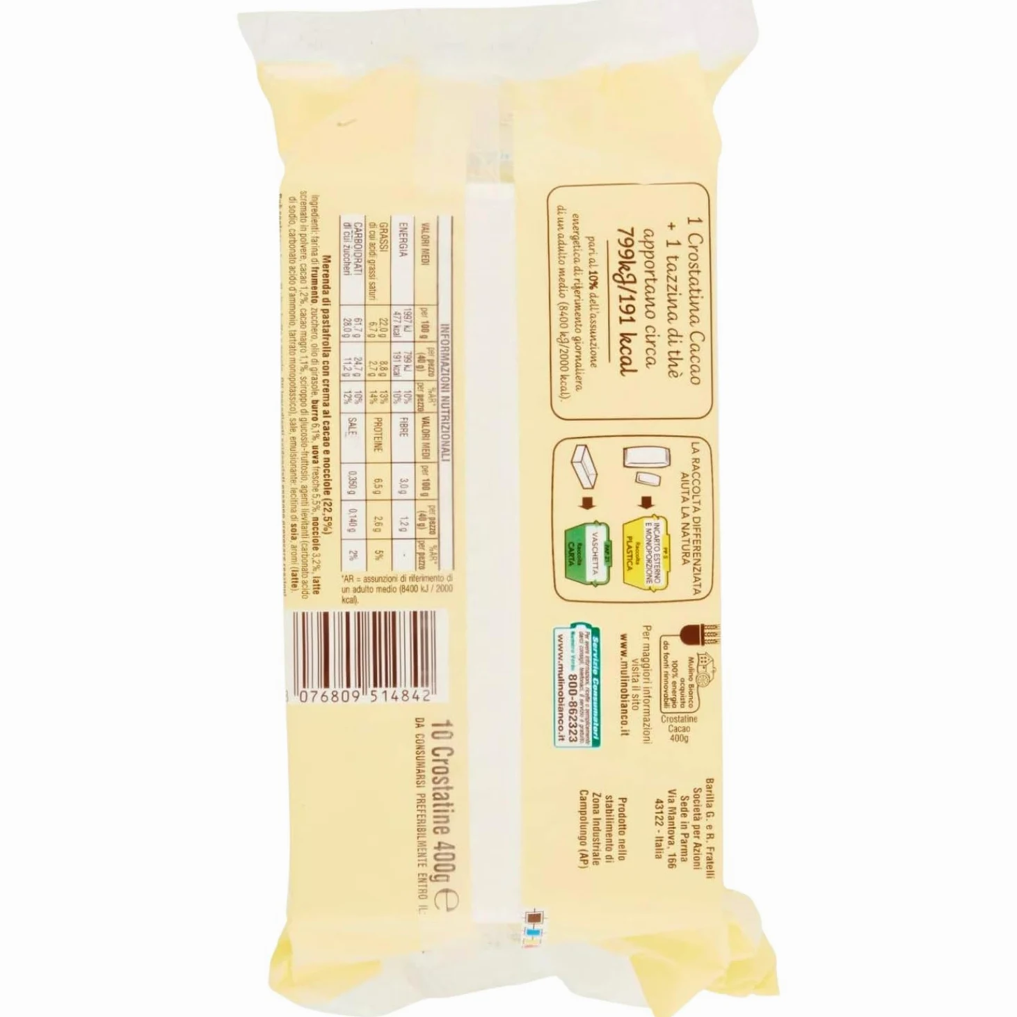Crostatina al Cacao con Pasta Frolla e Crema al Cioccolato – Merendina Dolce Monoporzione – 400g kit con Spugna Brandizzata SPESA & RISPARMIO Inclusa – Variazioni 4/6/8/10 Pezzi (10)