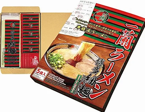 Ramen giapponese Populer "ICHIRAN" Instant Noodles tonkotsu 5 Pasti (Giappone Import)