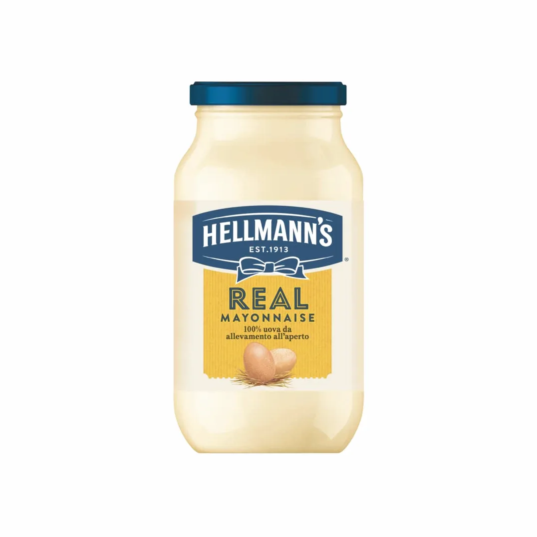 Hellmann's Maionese In Vasetto, Maxiformato, 12 Pezzi Da 432 Ml, 5184 Millilitro