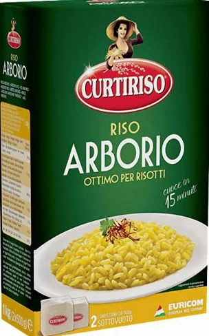 ARBORIO RISO 1 KG CURTIRISO BOX 10 pezzi