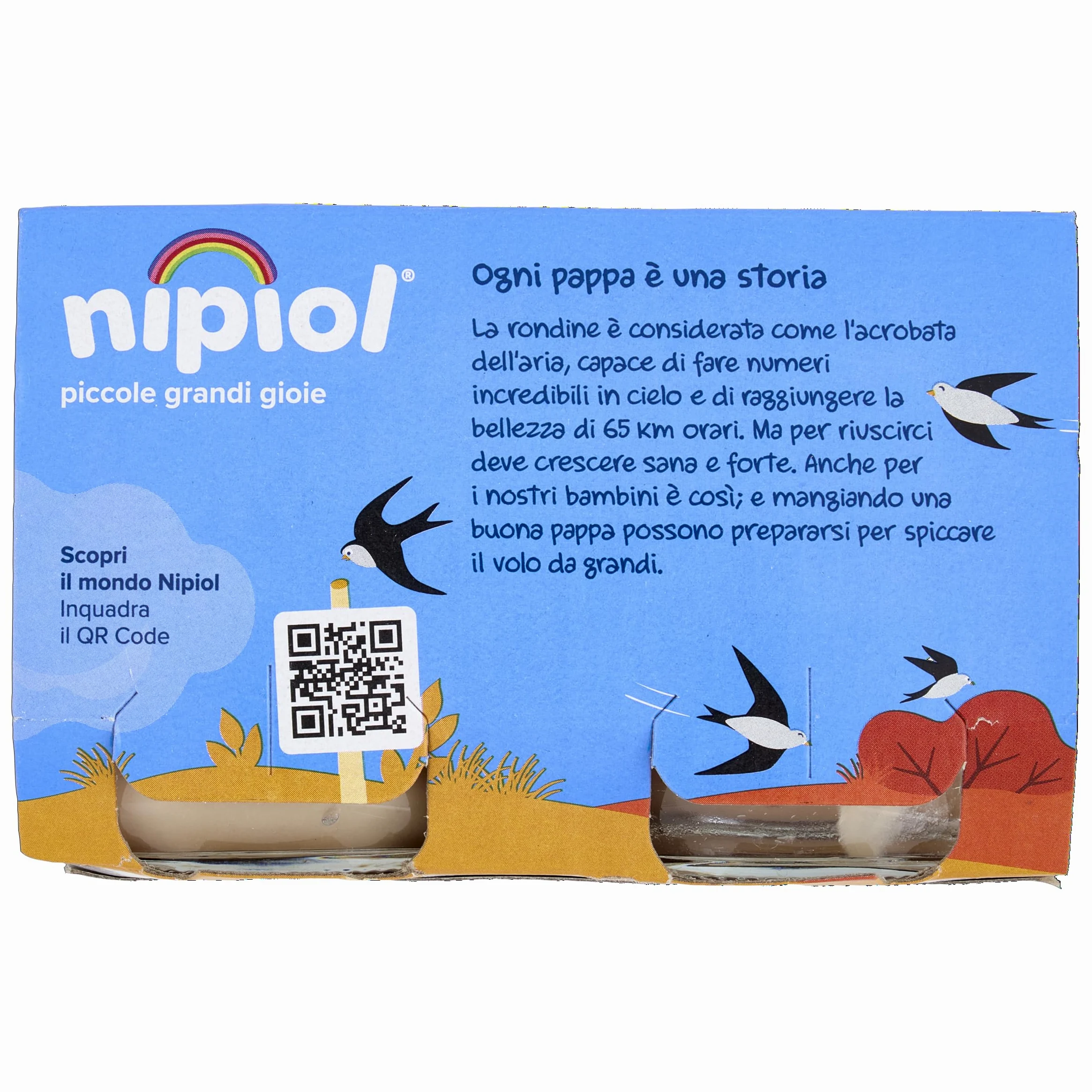 Nipiol Omogeneizzato Manzo - 2x120 g, 12 Confezioni