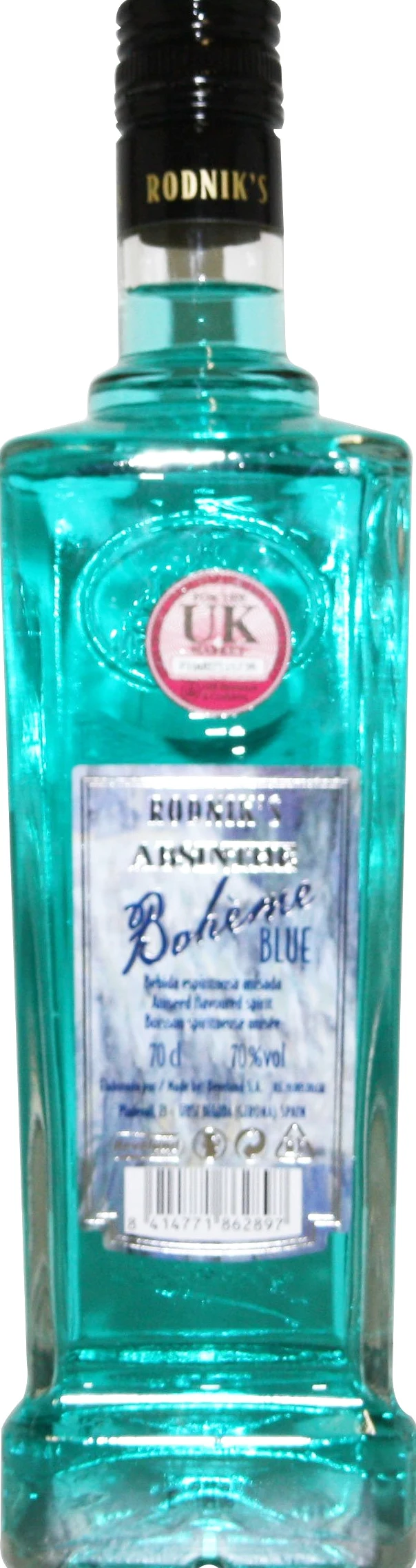 ABSINTHE ASSENZIO RODNIK'S BLU 70CL BT -