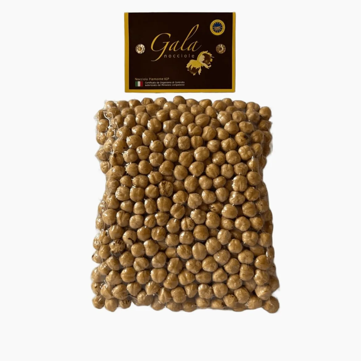 Gala Nocciole - Nocciole Piemonte IGP 500 g, Italiane Premium, Frutta Secca Naturale, Ricche di Gusto, Ideali per Dolci e Snack