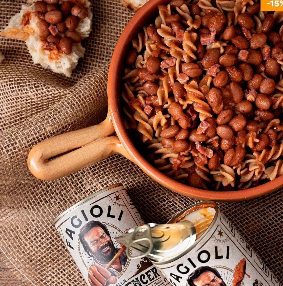 Fagioli Pinto alla BUD SPENCER Ricetta Originale 8 confezioni da 400gr