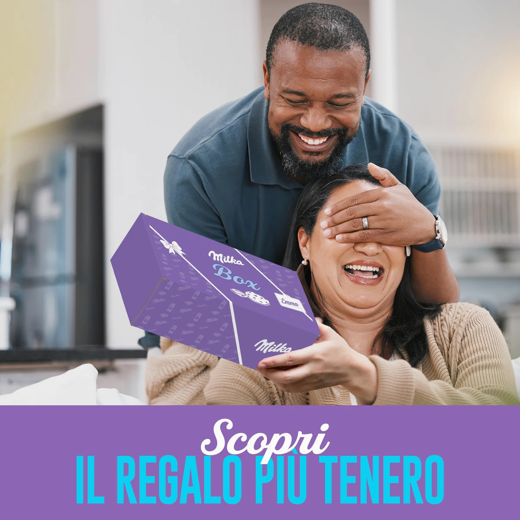 Milka Box (2 Cookie Sensations 156g, Tavoletta - 2 Oreo 300g, 1 Nocciole&Caramello 300g, 2 al latte con ripieno al caramello 100g, 1 Bubbly Latte Alpino 90g)