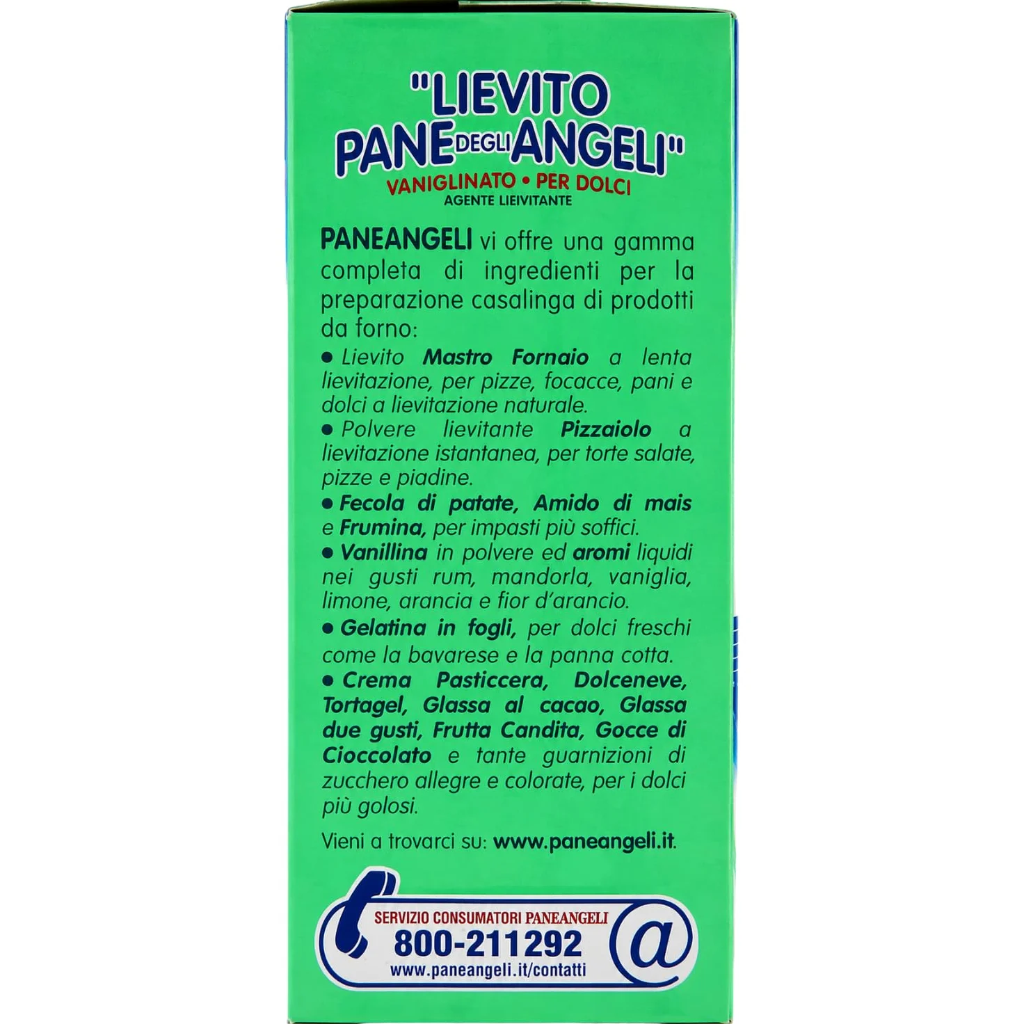 Lievito per Dolci Vanigliato Istantaneo – Agente Lievitante per Torte, Biscotti e Pan di Spagna – 160 g (10 Buste da 16 g) – Variazioni 4/8/12 Pezzi (12 pezzi)