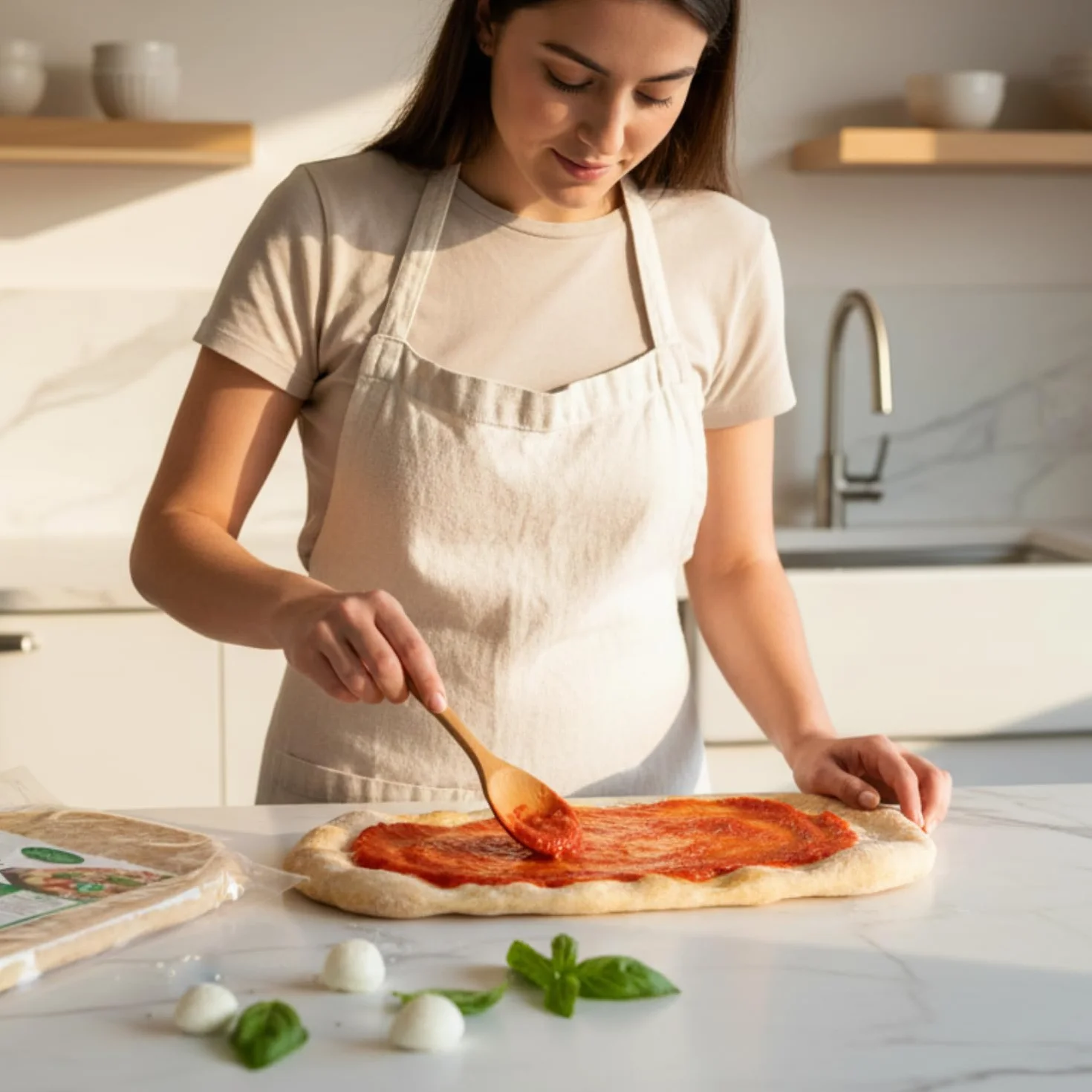 Valle del Crati 18 Basi Pinsa Precotta Artigianale | Pinsa Pronta in 5 Minuti , Lunga Lievitazione , Prodotta in Calabria , Basi Pinsa da 250 grammi c.a.