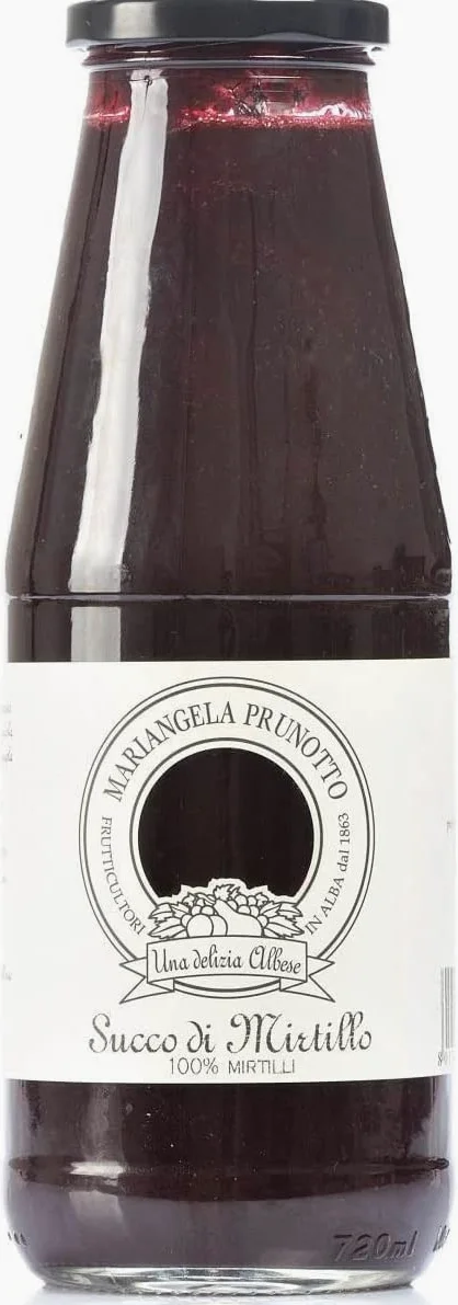 Mariangela Prunotto - Una Delizia Albese - Frutticultori in Alba dal 1863 Succo di Mirtillo, 6 Confezioni da 690 Ml (6x690ml)