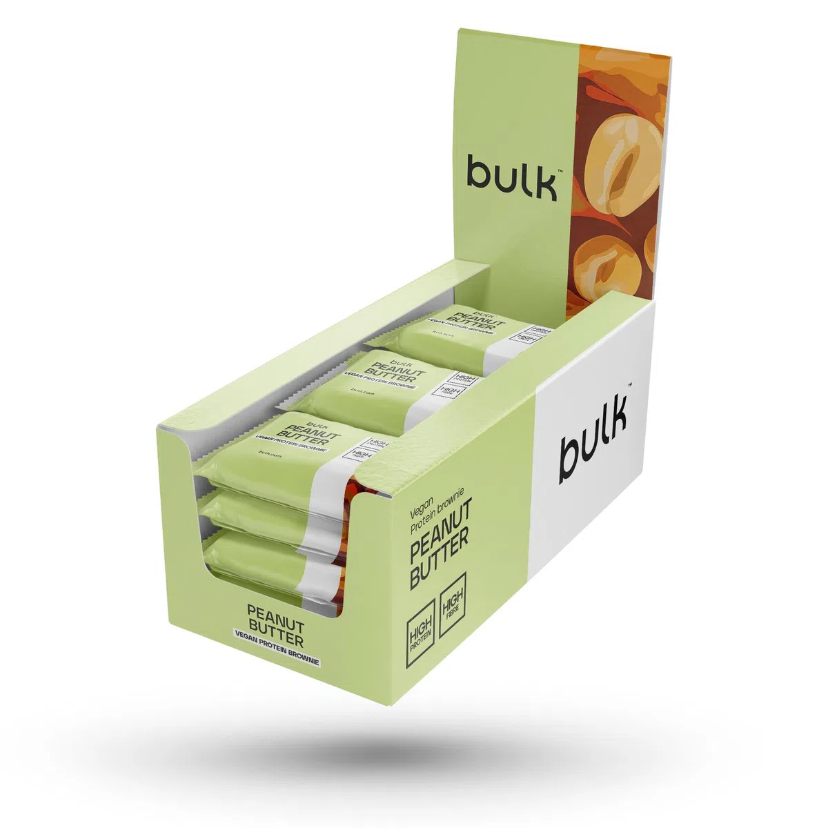 Bulk Vegan Protein Brownie, Peanut Butter, Pack of 12