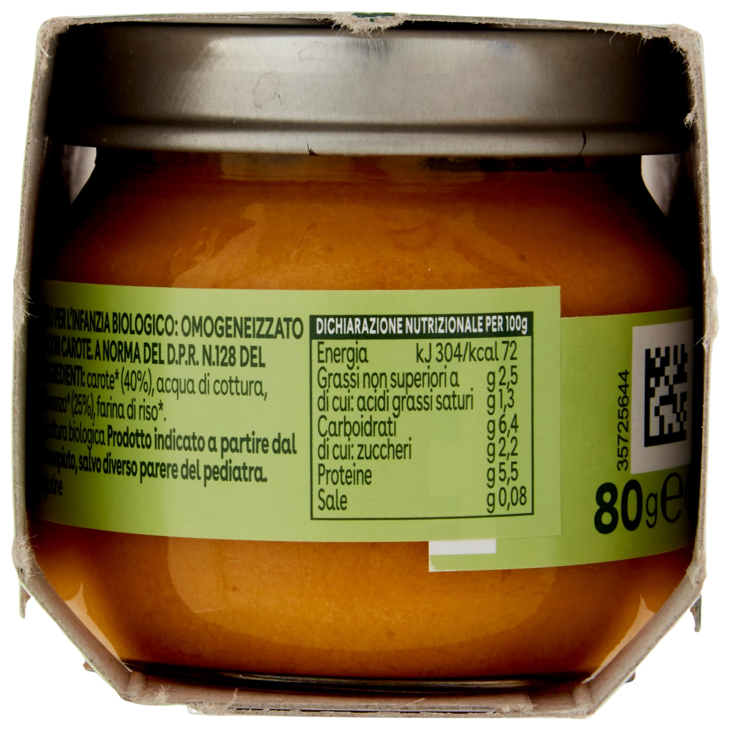 Plasmon BIO Omogeneizzato Manzo 2X80g (12 Confezioni)