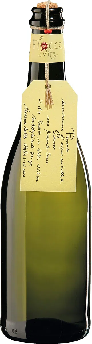 FIOCCO DI VITE Piemonte Doc Vino Bianco Fiocco Di Vite Vino Frizzante - 6 Bottiglie - 6 x 75cl