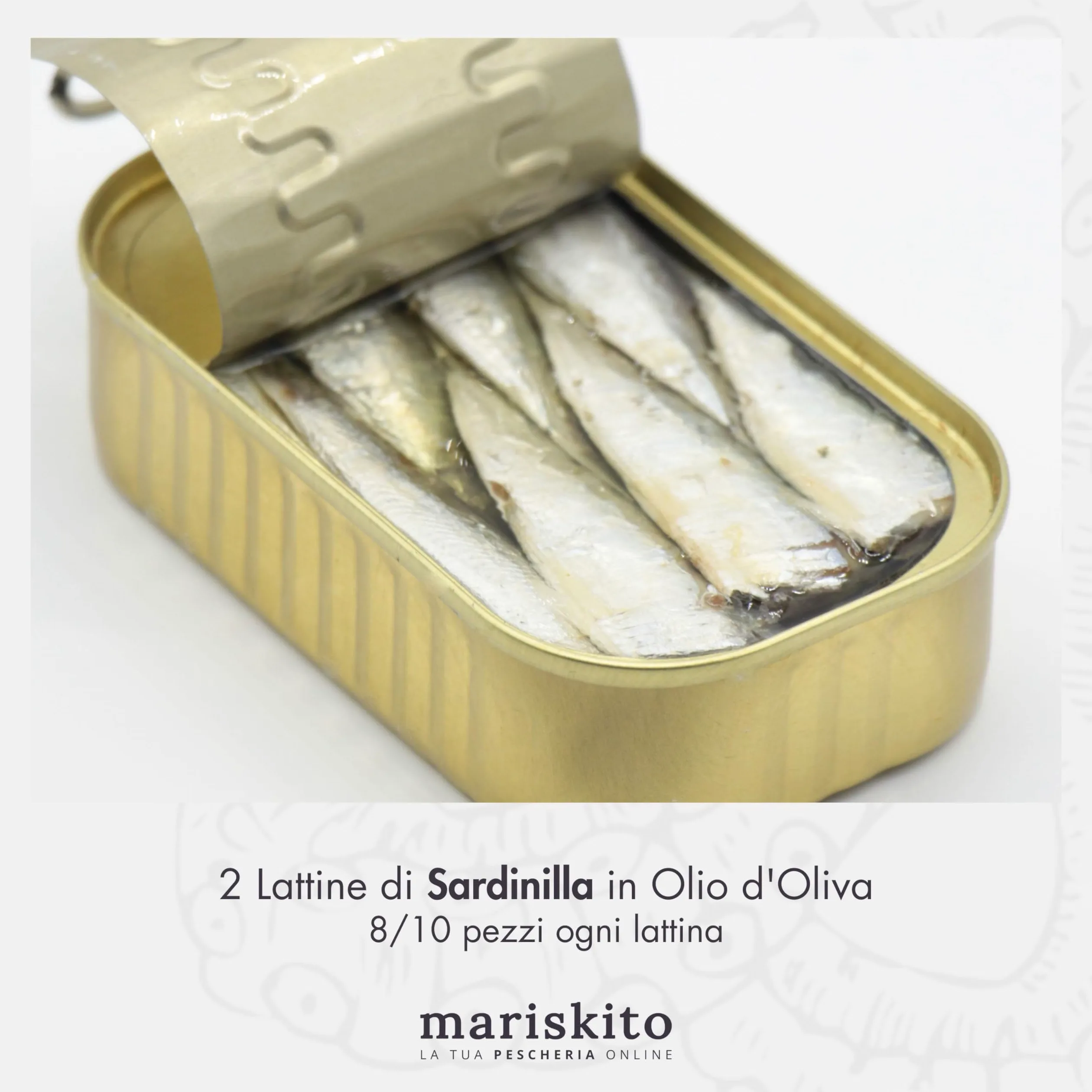 MARISKITO | Pack La Mar di Marinaio - 6 Conservas Gourmet - Lattine di conserve galiziane - Scatola regalo - Assortimento di prodotti gastronomici