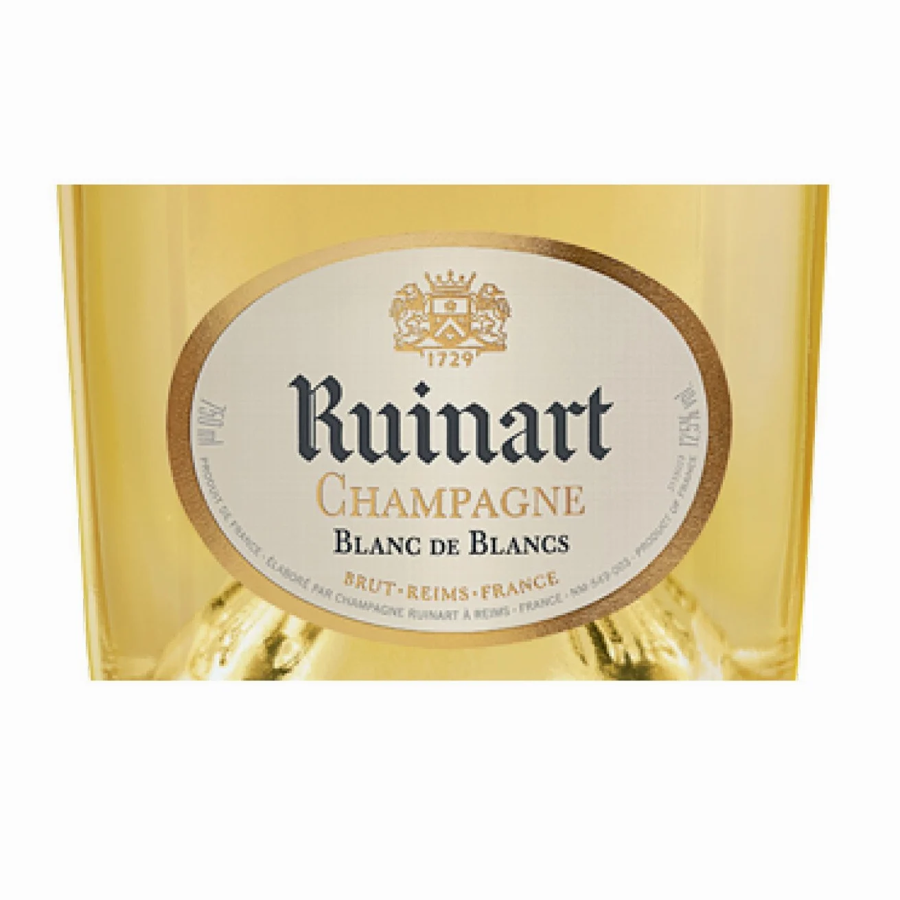 Ruinart Set di 6 bottiglie di champagne - Blanc De Blancs, 750 millilitri