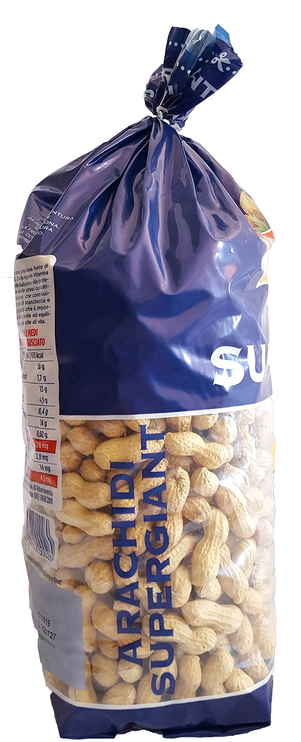 ARACHIDI SUPERGIANT | Il Turco | 4 Kg | Tostate in Guscio