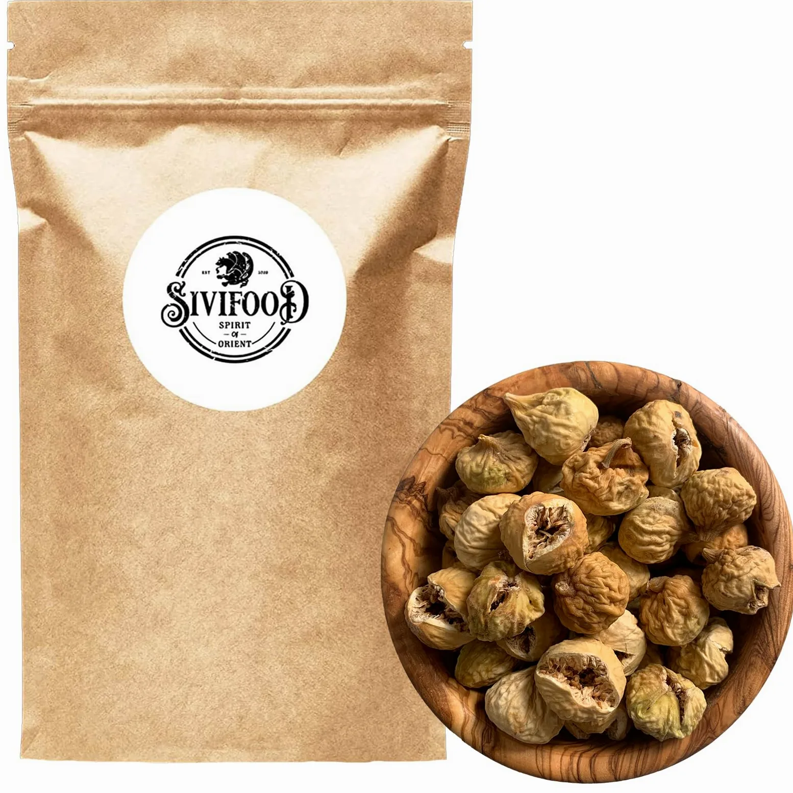 SIVIFOOD Fichi nani essiccati naturali 200g – Non trattati, senza zuccheri aggiunti né solfiti – Frutta secca premium 100% naturale – Morbidi, dolci e ricchi di gusto – frutta secca fichi secchi