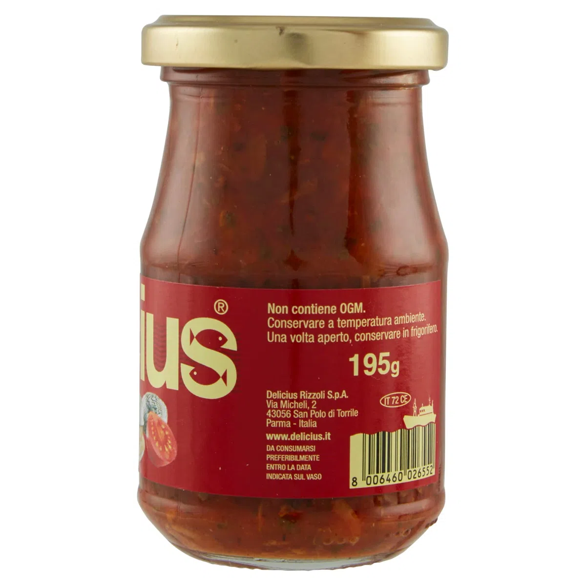 Delicius Vaso di Vongole al Pomodoro, 195g