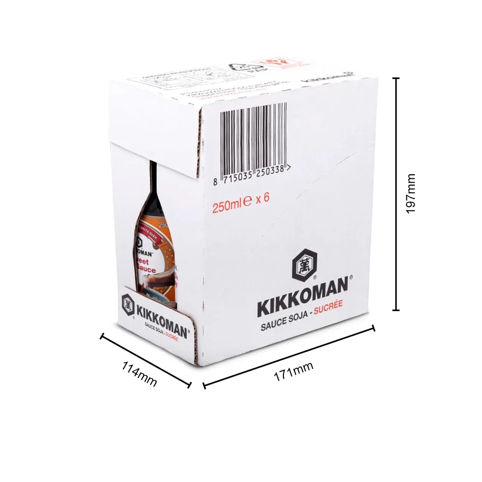 Kikkoman Salsa Di Soia Dolce 6X250 Ml. - 1500 g
