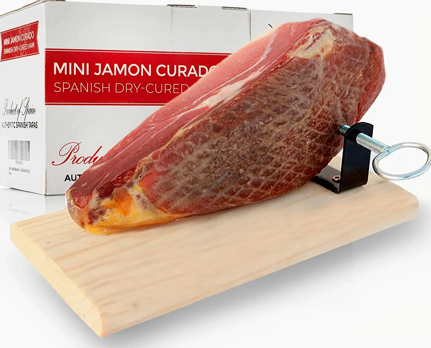 Prosciutto Crudo Serrano Spagnolo Stagionato e Disossato 1 KG - Jamonprive - Jamon Serrano - (Porta prosciutto NON INCLUSO)