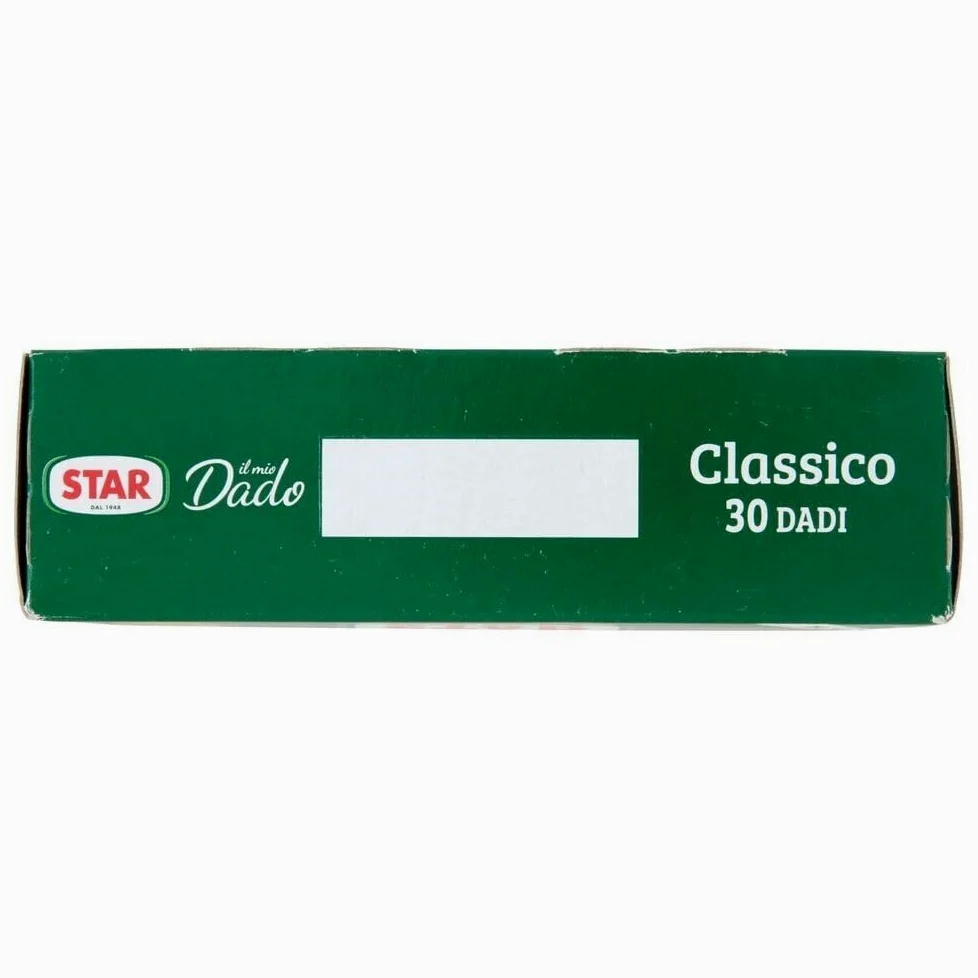 Confezione da 16 Star Il Mio Dado Classico, Preparato per brodo, scatole da 30 dadi + 1 Confezione di Talco Felce Azzurra in omaggio, Busta da 100g