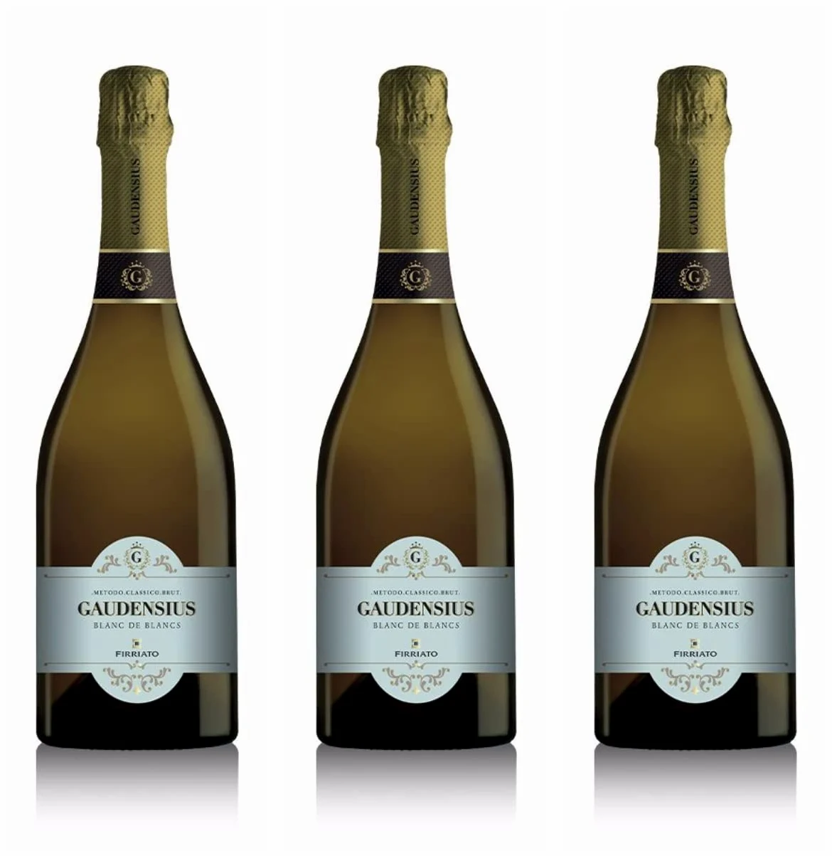 Firriato - Gaudensius Blanc De Blancs Spumante Metodo Classico - 3 Bottiglie