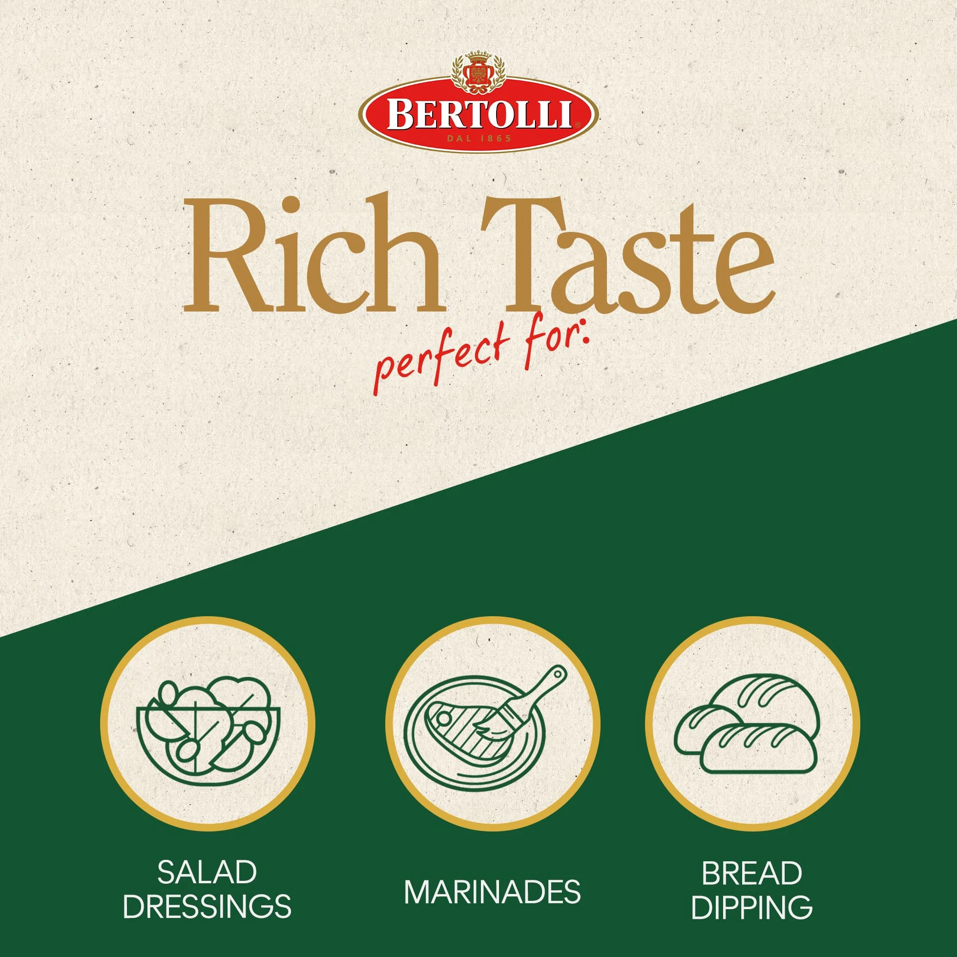 Bertolli Olio Extra Vergine di Oliva Spray, Aroma Ricco, 140 ml, Confezione da 6