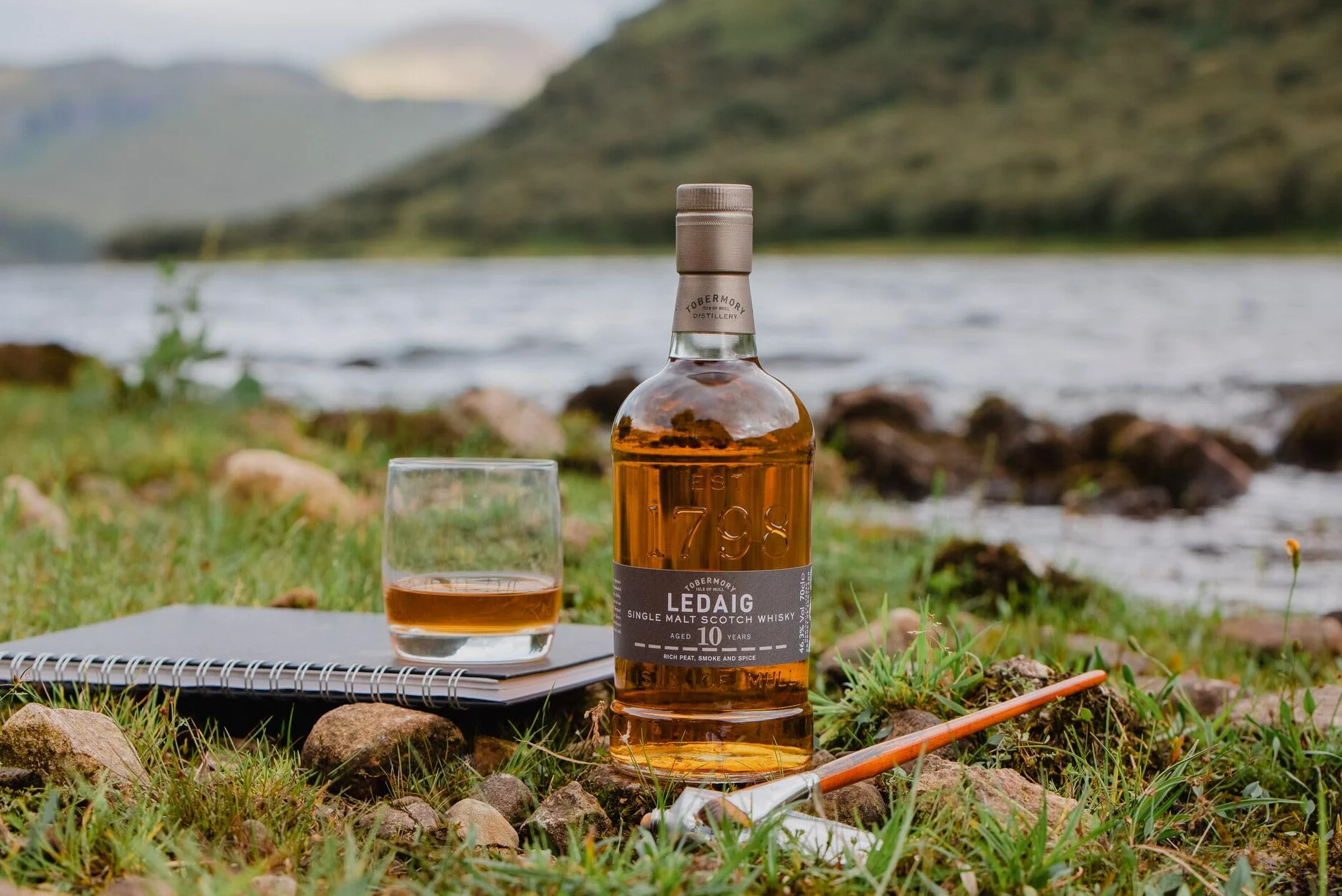 Ledaig 10 Ans - Single Malt Scotch Whisky Île de Mull - 46.3% 70 cl - Avec coffret - Whisky riche et tourbé