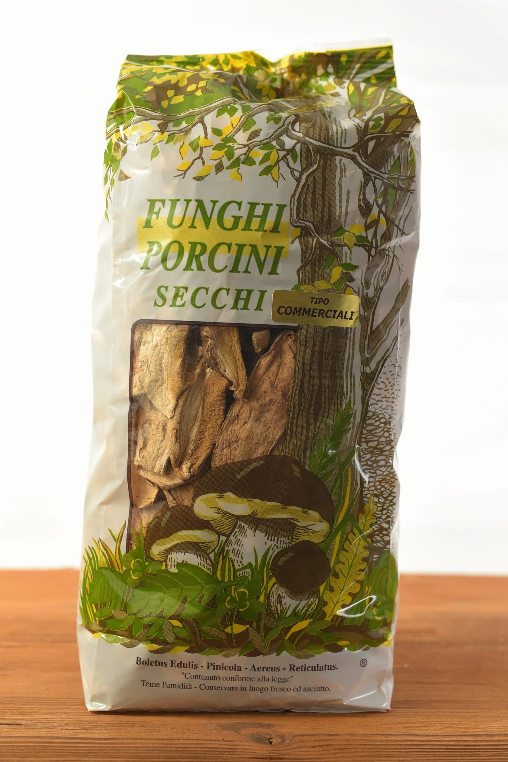 Funghi porcini secchi (Boletus Edulis e relativo gruppo) TIPO: COMMERCIALI (500 gr)