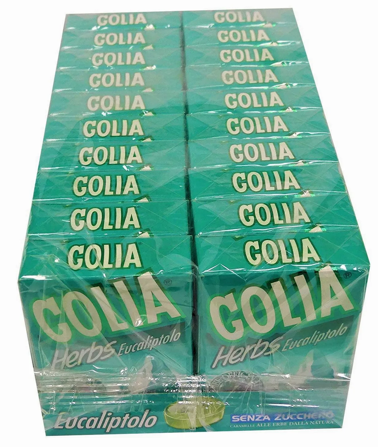 Caramelle Golia Herbs - Gusto Menta e Eucalipto 20 Astucci