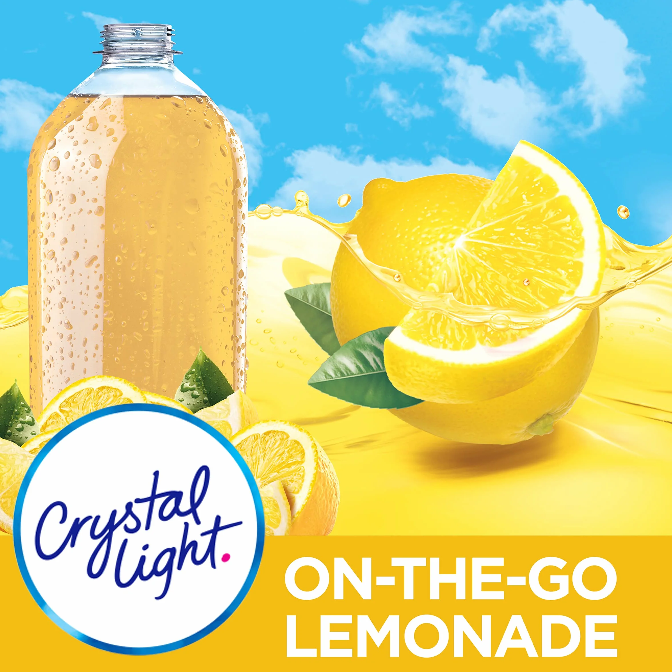 Crystal Light Lemonade, 10 On-the-Go Packets (Pack of 4)