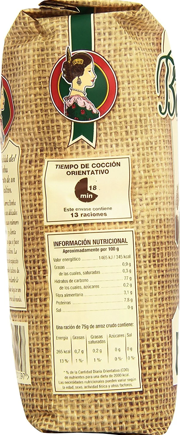 La Fallera - Bomba di riso alla paella 1 Kg. - [Pack 6]