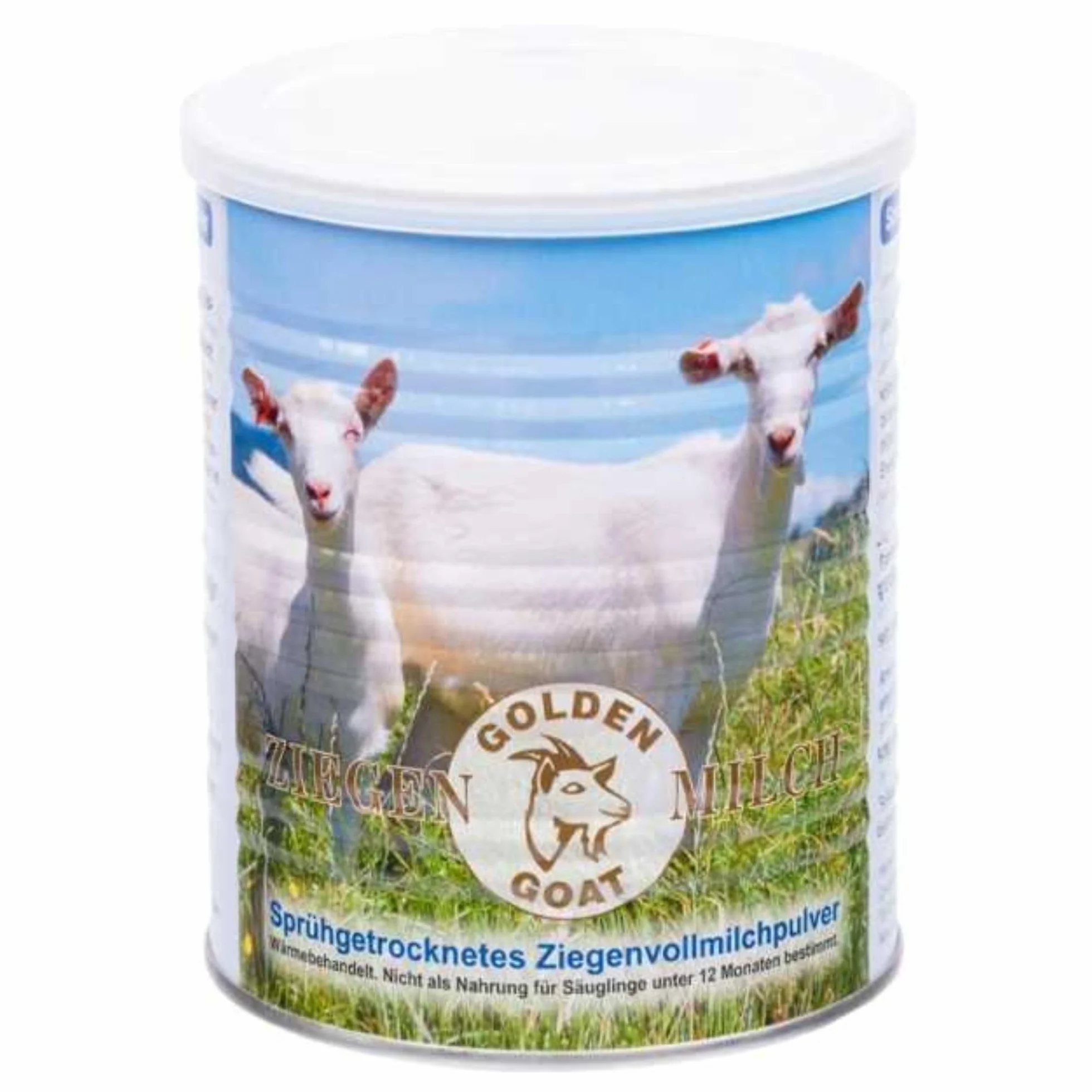 Golden Goat Latte di Capra in Polvere 4x 400 g — Latte intero di capra in polvere dalla Nuova Zelanda — Latte di capra in polvere per caffè, cucina & sostituto del latte — Anche per cane & gatto