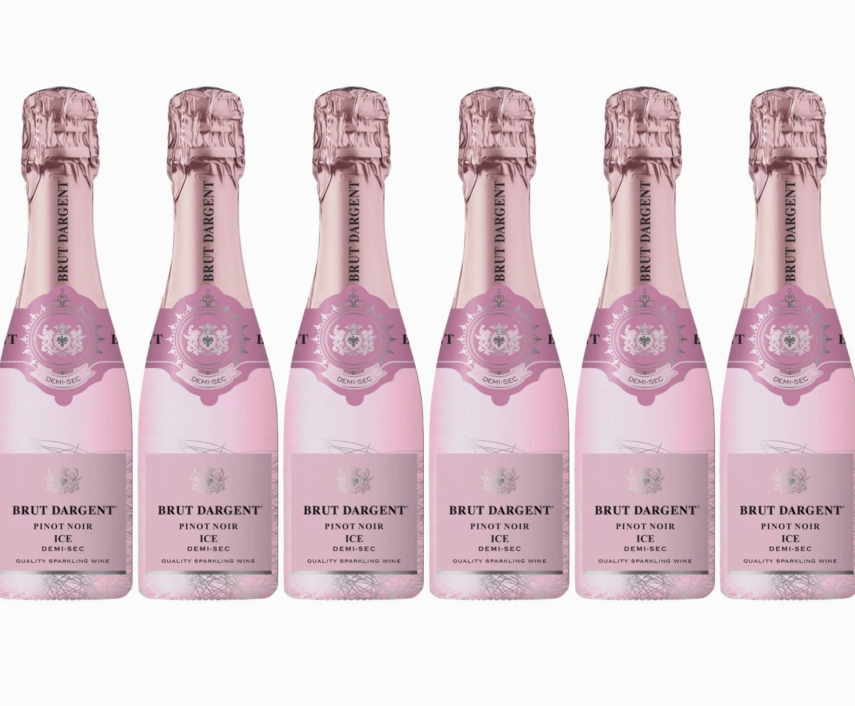Brut Dargent Ice Rosato - Spumante Pinot Nero rosé - Piccolo (6 x 0,20 L)