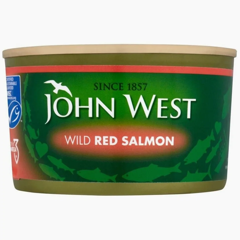 John West Rosso Salmone Selvaggio (213g) (Confezione da 6)