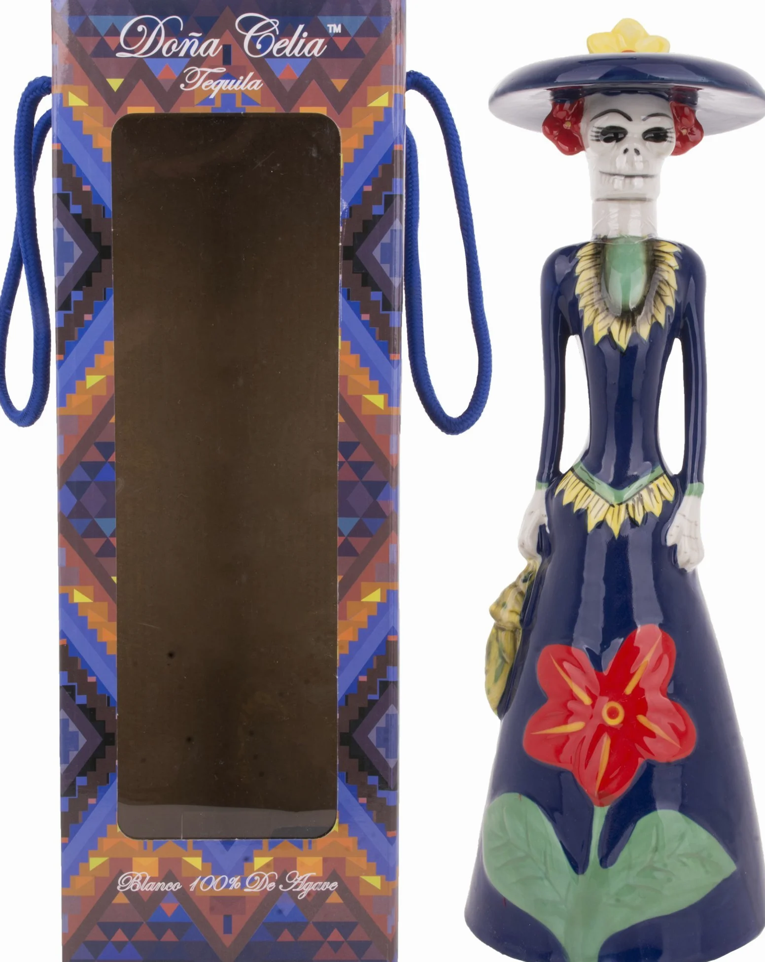 Dona Celia Tequila Blanco 100% de Agave 40% Vol. 0,7l in Giftbox