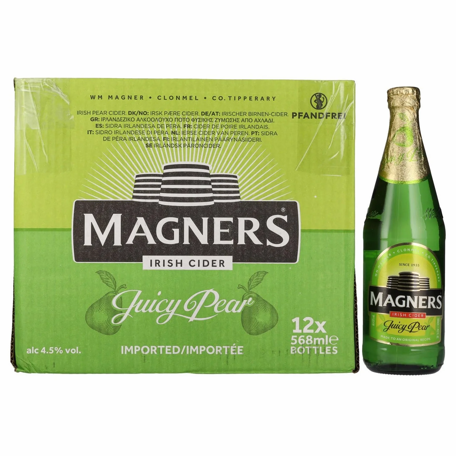 Magners Irish Cider PEAR 4,5% Vol. 12x0,568l