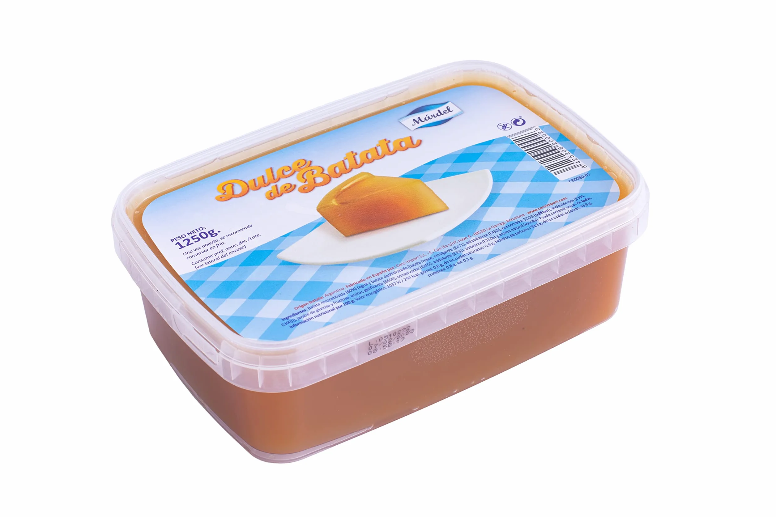 Dulce de Batata 1,2Kg - Dolce di Patata Dolce - Márdel