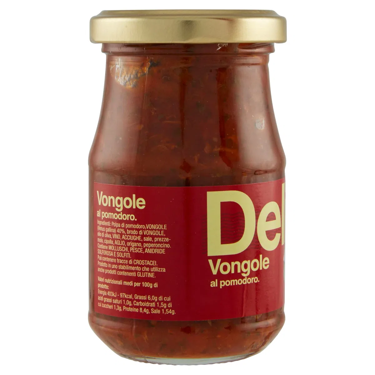 Delicius Vaso di Vongole al Pomodoro, 195g