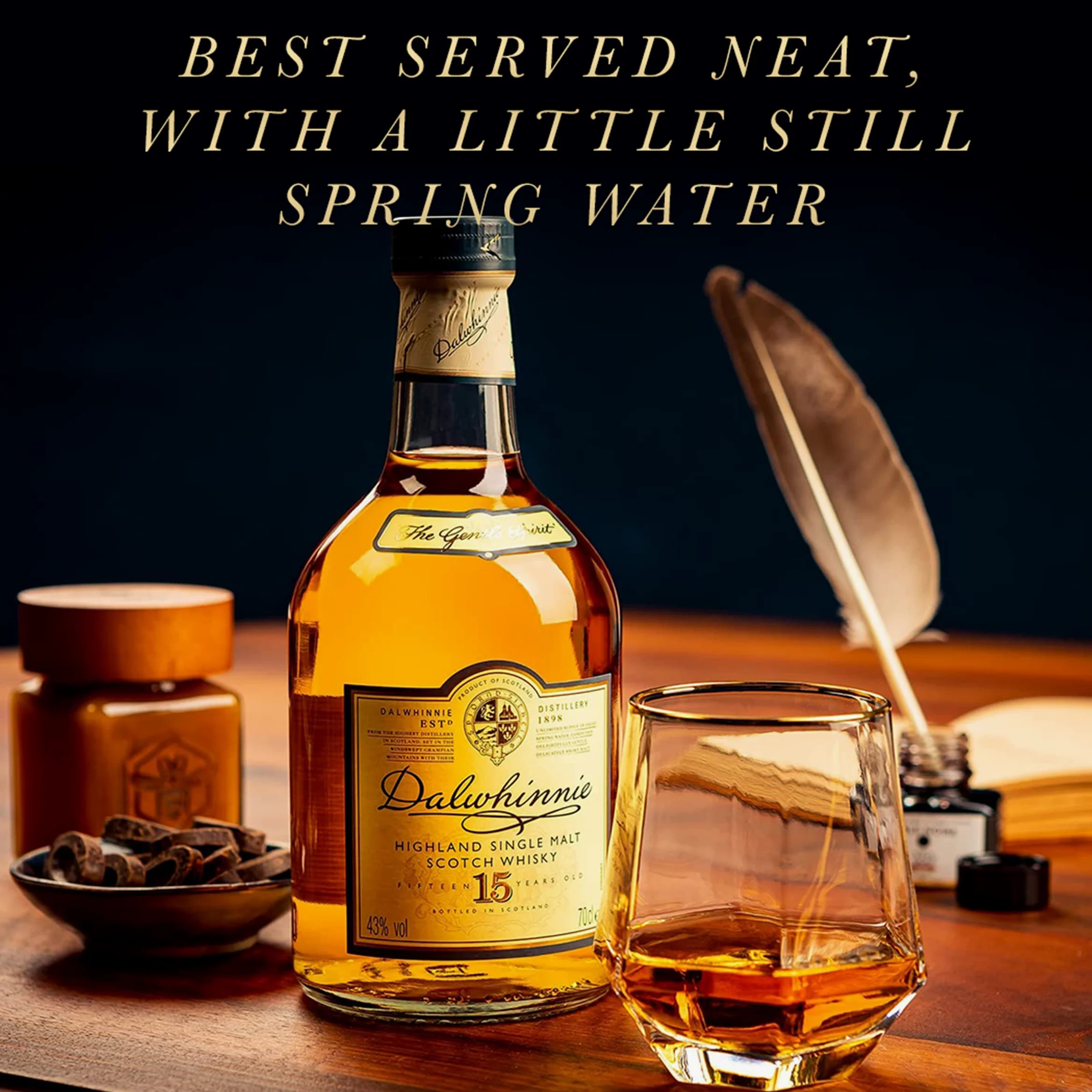 Dalwhinnie 15 Anni Single Malt Scotch Whisky - 700 ml & Oban 14 Anni Single Malt Scotch Whisky con Astuccio - 700 ml