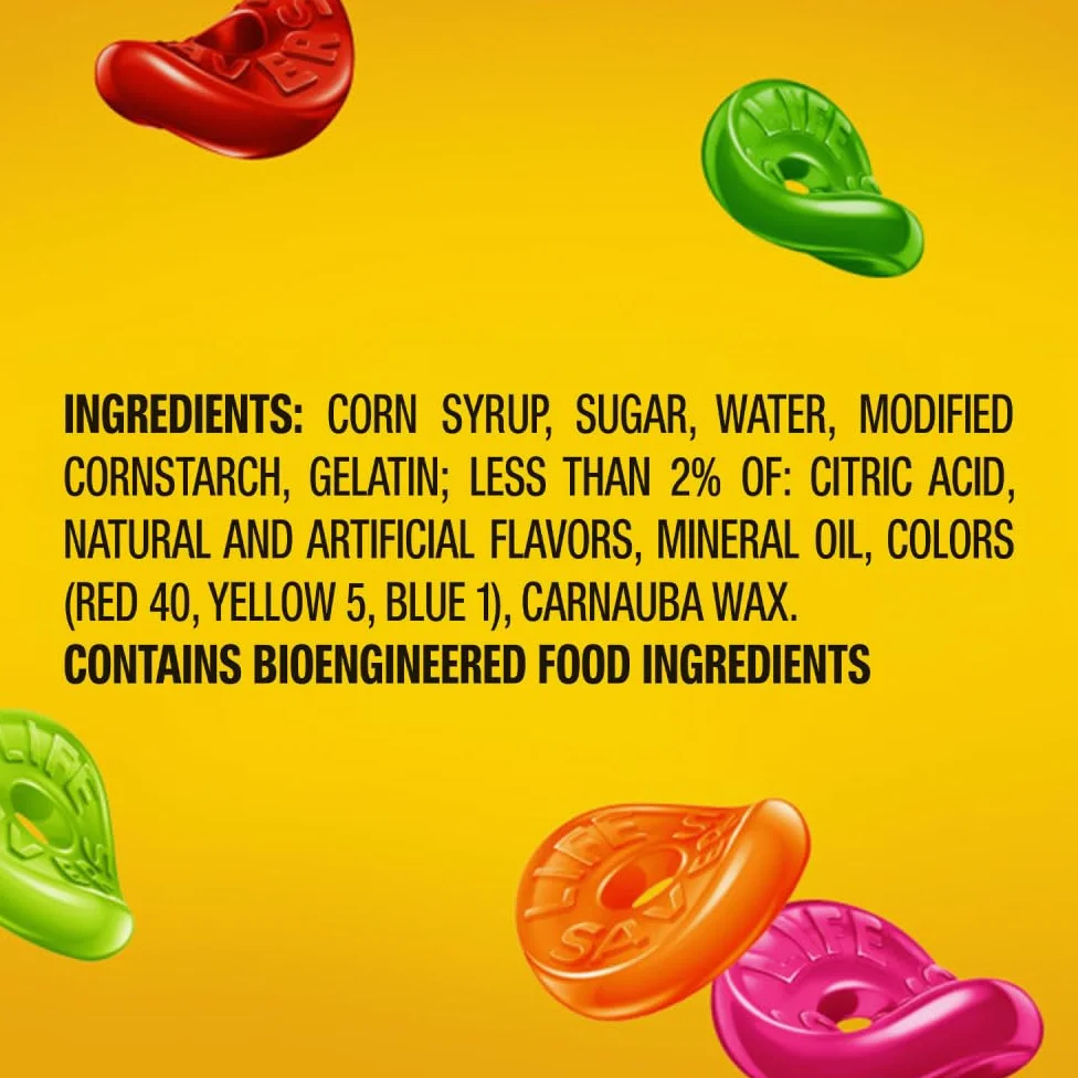 Lifesavers Gummies Five Flavor Pouches, 4.2 Ounce (Pack of 15)