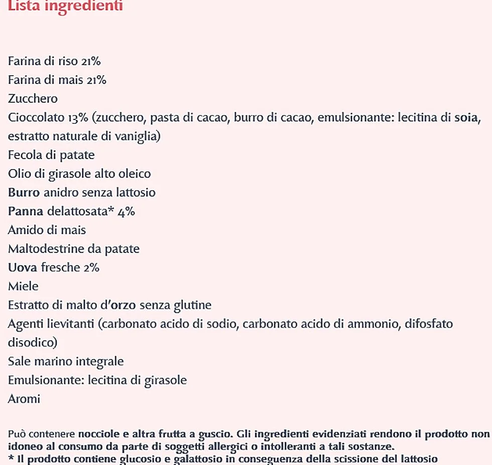 Galbusera ZeroGrano Frollini con Panna e Gocce di Cioccolato, Senza Glutine e Lattosio (Gluten & Lactose Free) 220g