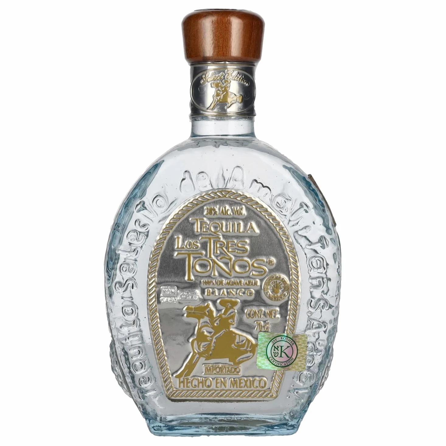Los Tres Tonos Tequila Blanco 70cl