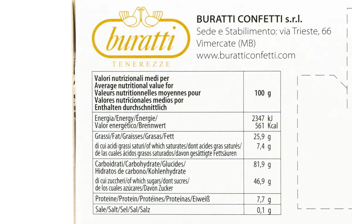 Buratti Confetti Tenerezza Gusto Caffe - 1 kg