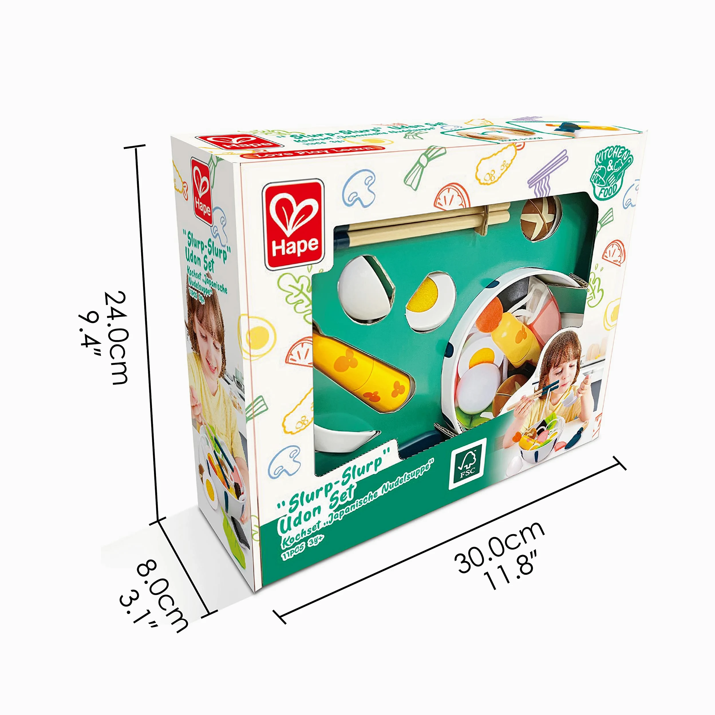 Set da cucina zuppa di noodle giapponese
