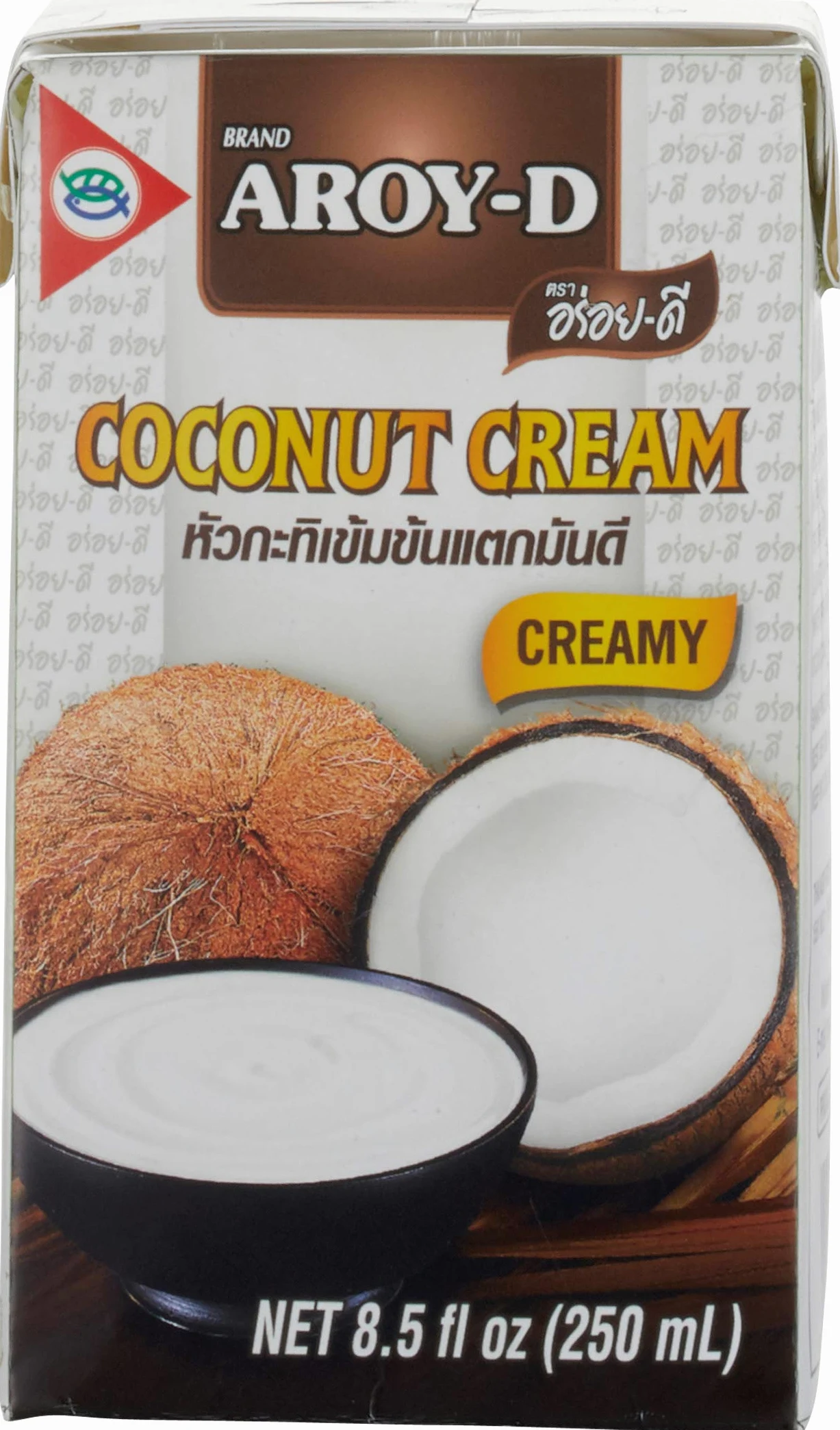 Crema di cocco AROY-D 250ml Vietnam - Set di 3 pezzi