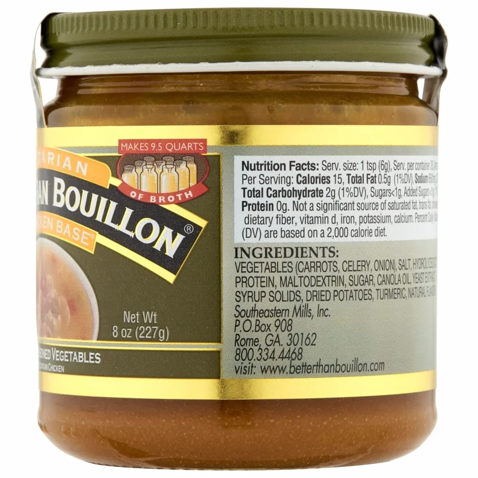 Better Than Bouillon - vegetariano nessuna Base di pollo - 8 oz.