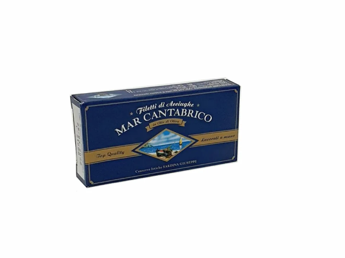 Filetti di Acciughe del Cantabrico - vaschetta 50 gr x 3 pezzi, 150 gr