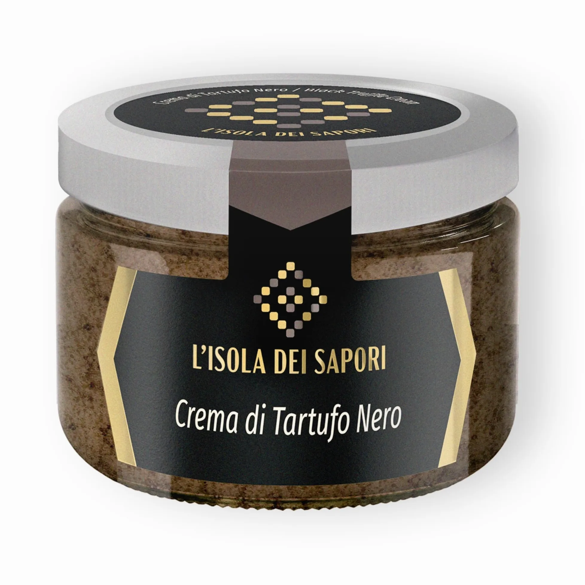 L'Isola dei Sapori 100% Crema di Tartufo Nero, Condimento Pasta Risotto Bruschette - 100 g